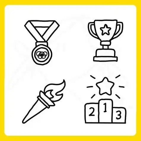 萌的奥运简笔画系列奥运会简笔画参与奥运的1000体育运动会会标简笔画