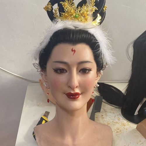 专业定制硅胶头像,蜡像头像,各种仿真头像道具定制