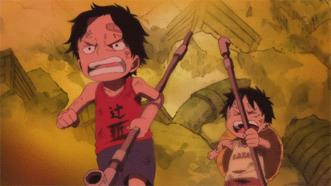 海贼王航海王路飞狂奔害怕搞笑gif动图_动态图_表情包下载_soogif