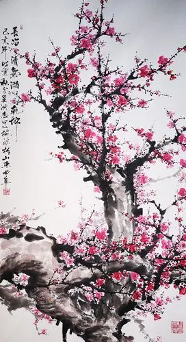 画梅名家吴洪志《梅花》作品欣赏__凤凰网
