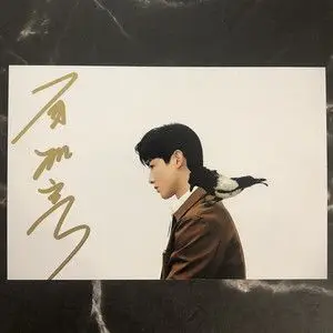 白敬亭亲笔签名照片小白写真周边粉丝礼物明星大侦探热门定妆照