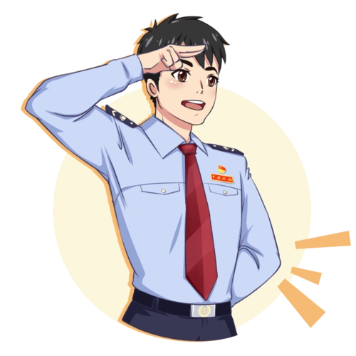 左手敬礼,右手牵你,不负祖国不负卿