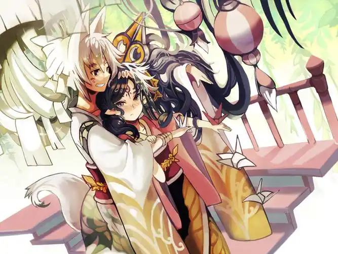 二次元动漫美女唯美插画图片平板壁纸