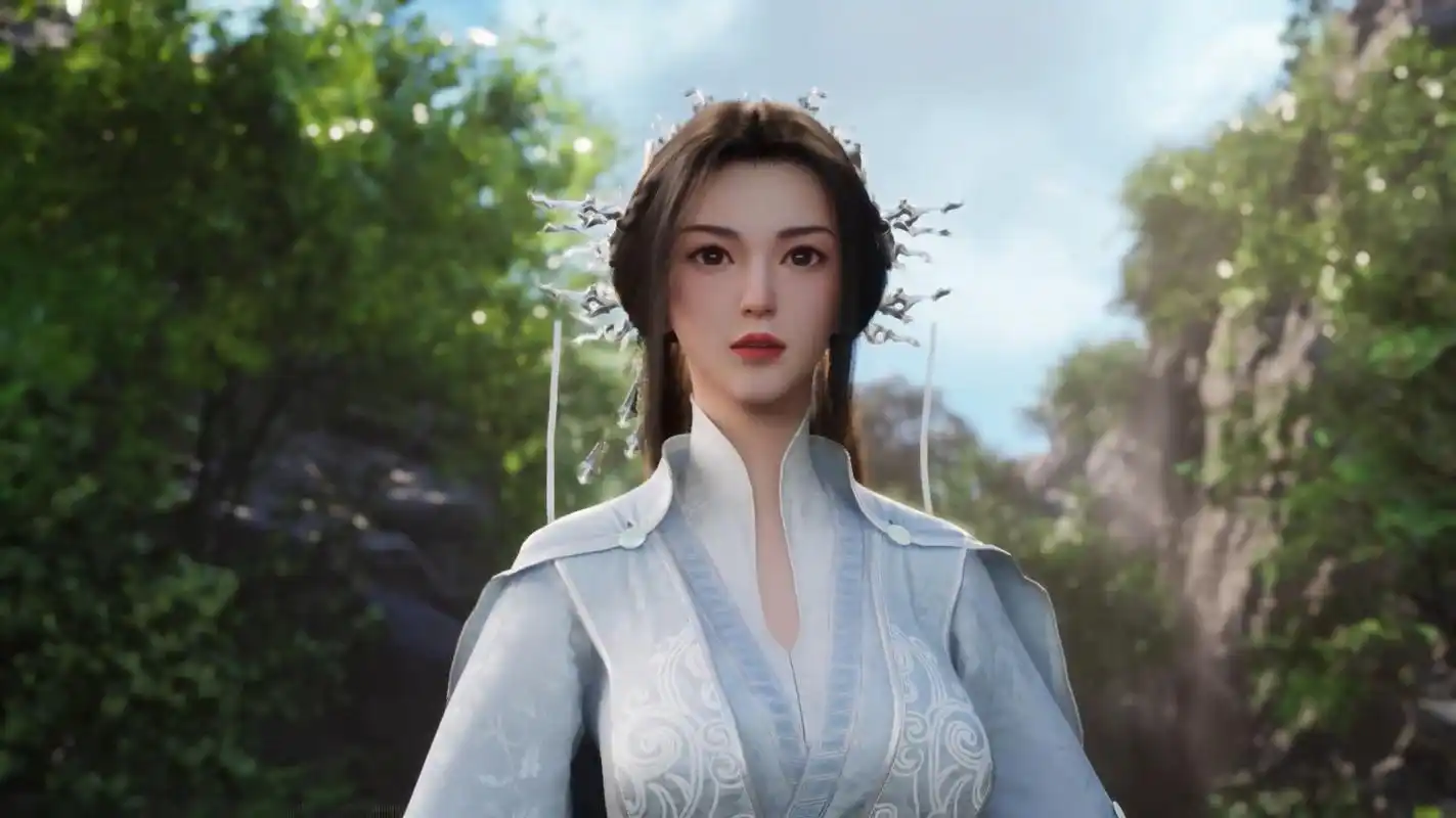 《修罗武神》动图 | 02-1 苏柔:青龙宗美人长老,一袭白衣,端庄温柔