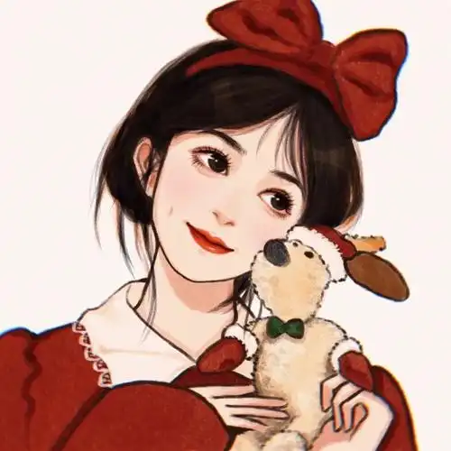 "希望你也快乐" 女生头像|优质女头|手绘头像 画师:【鲈鱼鱼lufish】