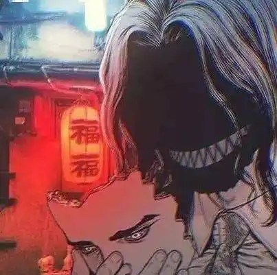 动漫头像 | 暗黑系黑白丧丧头像,喜欢这个调调