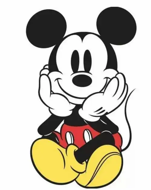 卡通明星米奇简笔画米老鼠迪士尼米奇简笔画欢乐米奇简笔画简笔画米奇