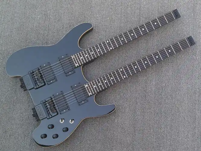 beyond黄贯中款 steinberger 斯坦伯格款式 双头无头24品电吉他_7折