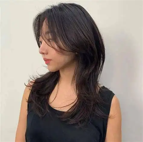 层次感碎发发型女