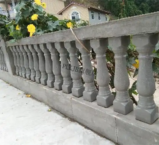 户外楼梯扶手花瓶柱围栏 绿色花瓶葫芦陶瓷护栏杆扶手别墅阳台围栏