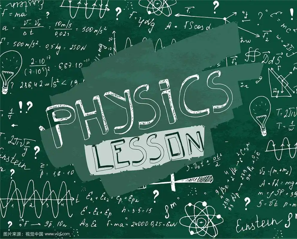 物理黑板图像