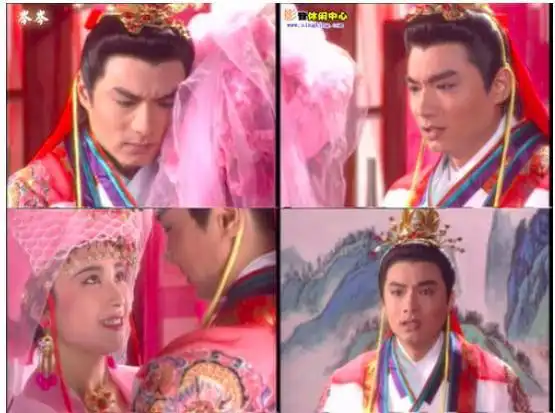 《唐太宗李世民》中的唐太宗和杨吉儿～林俊贤和傅艺伟配一脸.  .2.