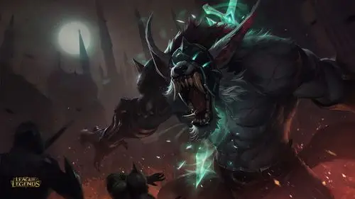 英雄联盟嗜血猎手新版原画壁纸