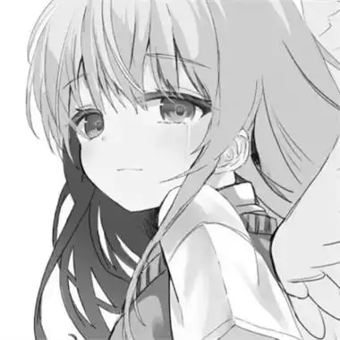 女头ins风动漫黑白_女生动漫头像_头像屋