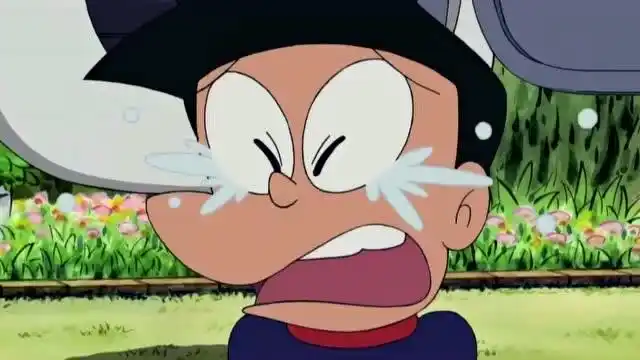 哆啦a梦:大雄得到苏茜的欢心,小夫要失恋了,难过到大哭