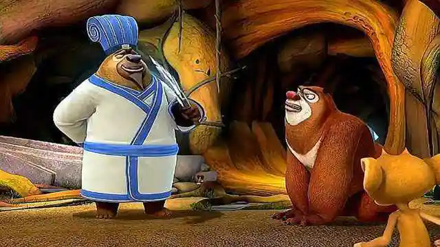 熊出没森林勇士玩具王国病毒肆虐熊大熊二击败病毒怪