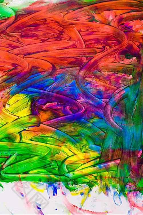 纹理油颜料宏抽象艺术图案绘画颜色艺术家带