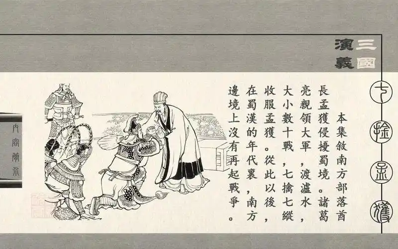 连环画上美三国演义第四十八册七擒孟获