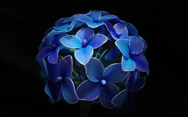 手工丝网花绣球