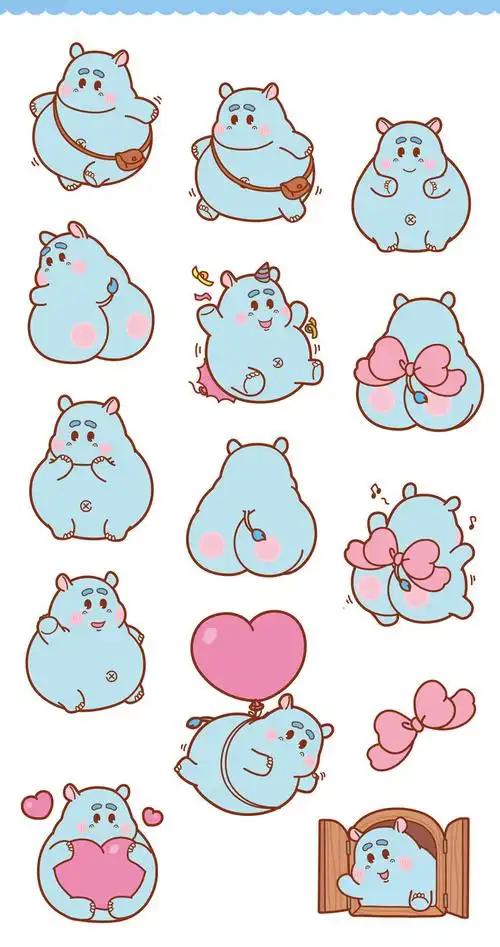 手机壁纸插画萌可爱