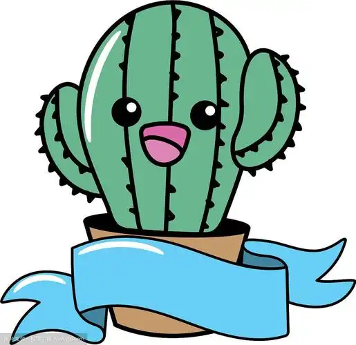 可爱的仙人掌植物卡通