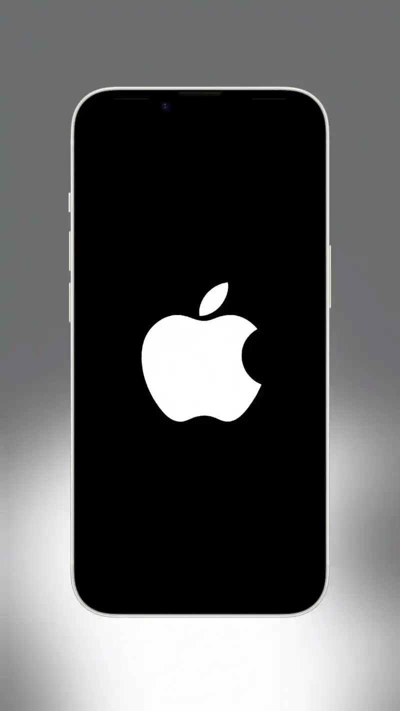 iphone高清壁纸,苹果logo黑白.超清苹果logo,苹 - 抖音