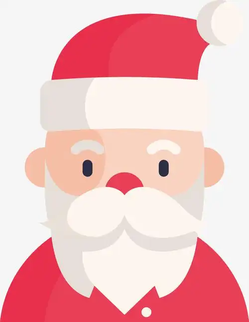 白胡子圣诞节老爷爷