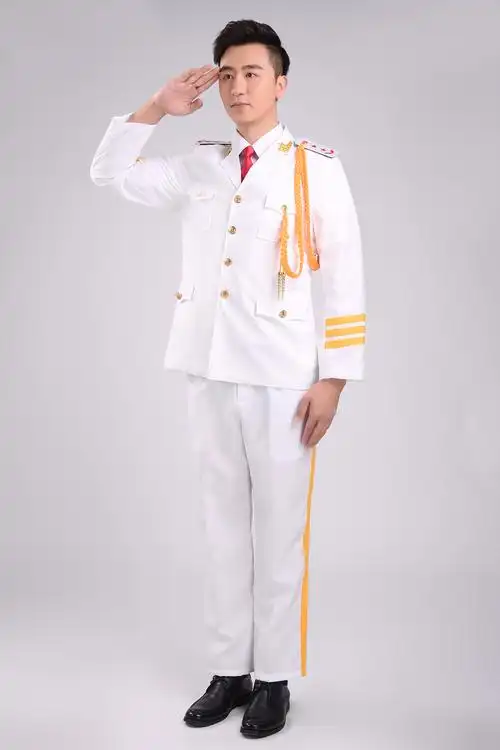 国庆节升旗旗手国旗班海陆空三军军装制服鼓乐乐队民族服装