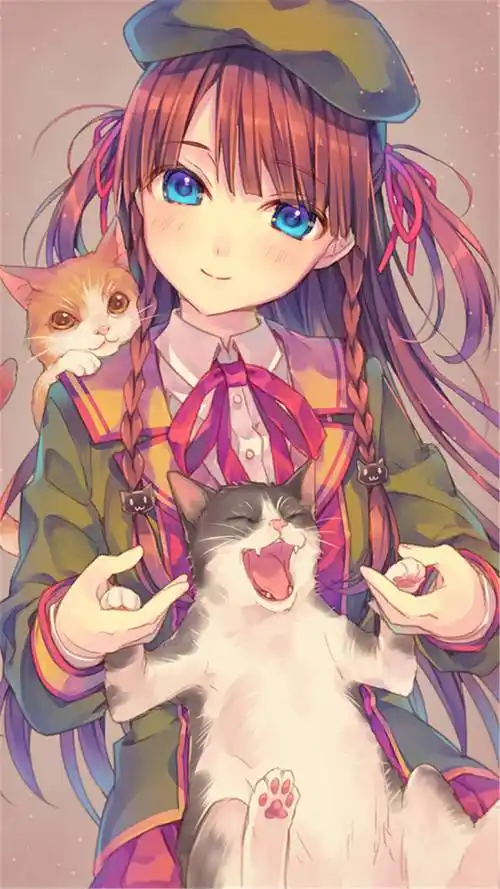 清新可爱的动漫美少女