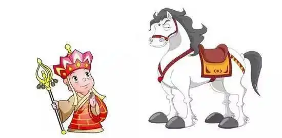 唐僧骑白龙马手抄报手抄报版面设计图