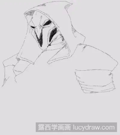 守望先锋死神简笔画教程
