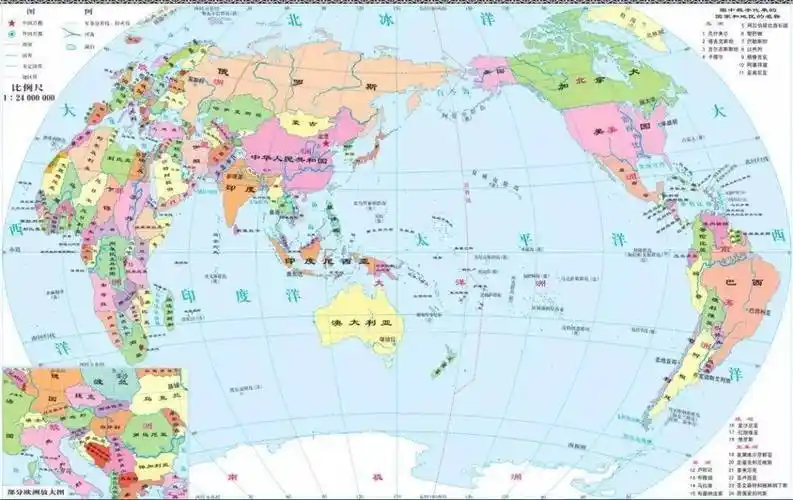 世界政区图【世界地图册】中国雨带推移图中国温度带分布图季风区与非