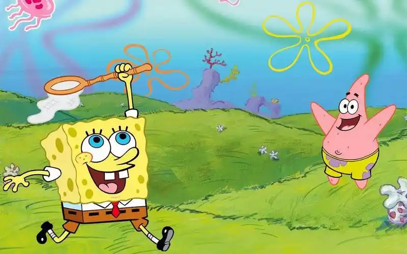 娱乐电视海绵宝宝方裤颜色华美spongebobsquarepantscolorful壁纸图片