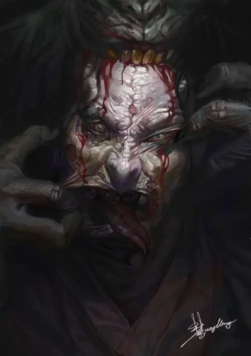 冯伟《孙悟空》系列临摹练习(附小过程)|插画|商业插画|张博棽 - 原创