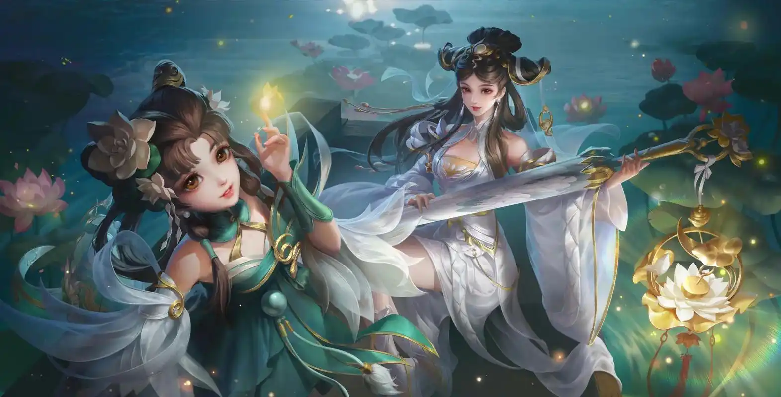 大小乔海报.自改p图#p图 #热门 #大乔白蛇 #小乔青蛇 - 抖音