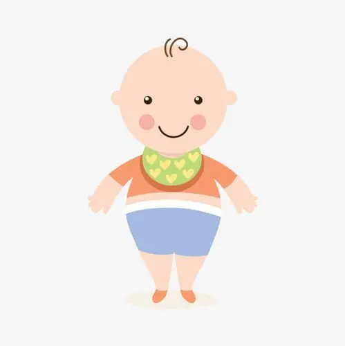 可爱婴儿矢量素材