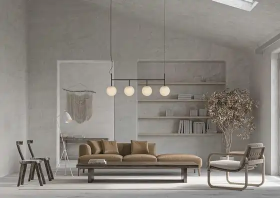 纯水泥墙装修风格室内墙面效果图