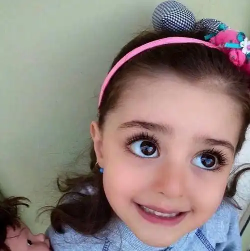 外国小女孩头像超萌开心,外国小女孩头像 可爱(女生头像图片)