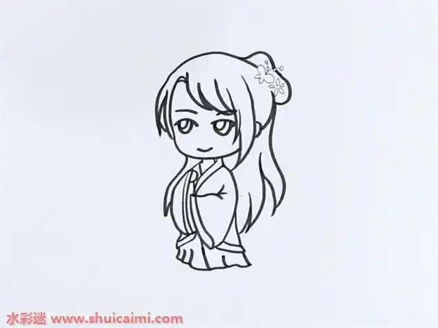 q版人物简笔画古代人