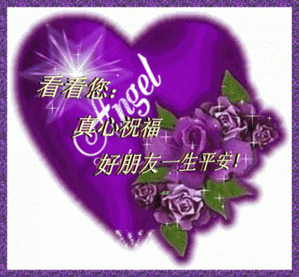 心形祝福话语玫瑰漂亮gif动图_动态图_表情包下载_soogif