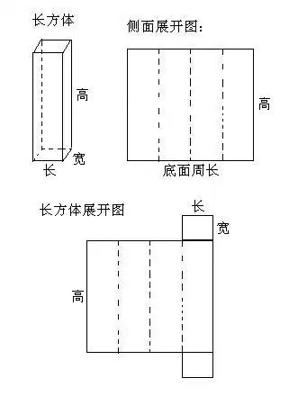 怎么看长方体展开图 怎么看长宽高