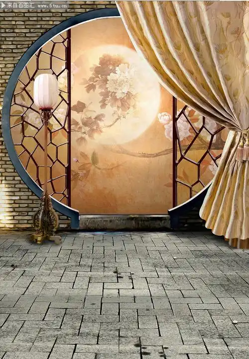 中国古典风格大厅装饰图