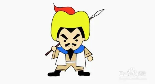 9设计水浒人物林冲简图模型