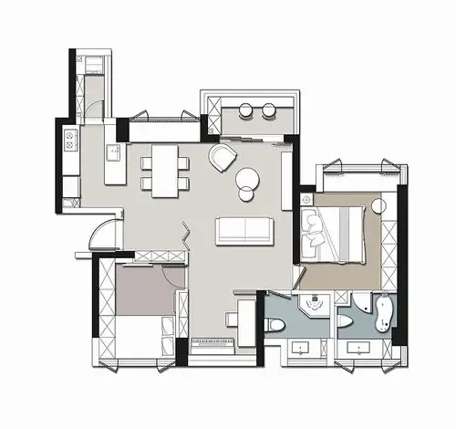 89㎡小户型设计,家有两柯基的幸福生活,入户就被吸引了__凤凰网