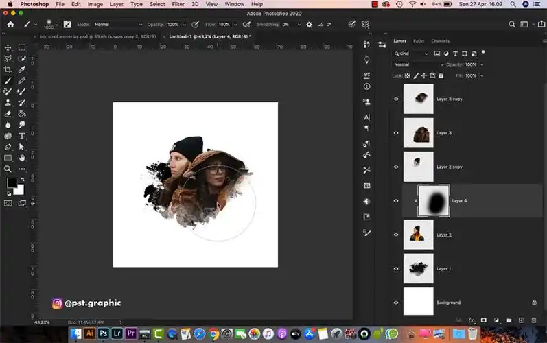 ps教程轻松搞定水墨风格人物海报含素材下载