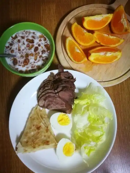 爱美食的图图做的我家的中式早餐