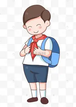 手绘卡通报纸绿色龟背竹叶子背书包学生女生背影123456···44下一页