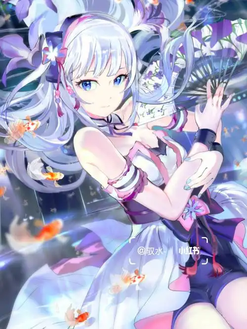 动漫素材人物可爱女生7878