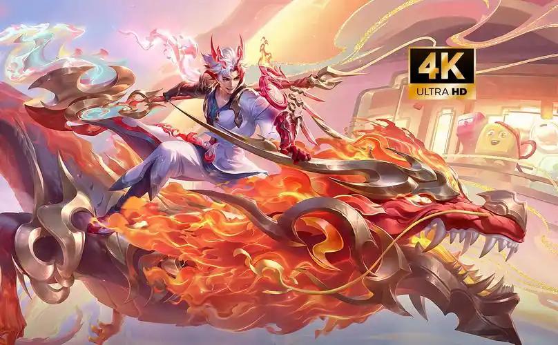 「孙策 乘龙·淬吴钩」王者荣耀4k动态壁纸分享