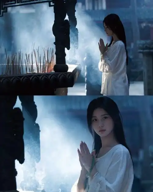 陈意涵新中式清冷感##陈意涵白衣清冷造型